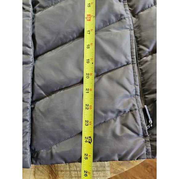 Eddie Bauer Goose Down Vest Brown Faux Fur Collar Women’s Size Medium - Picture 8 of 10